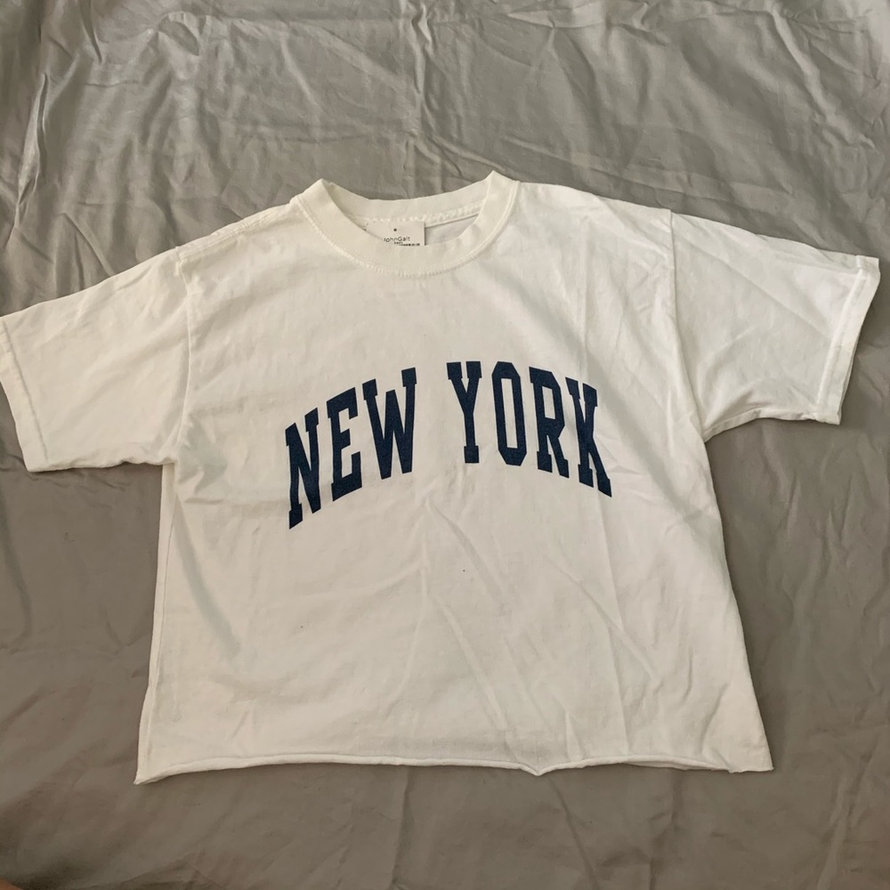 Brandy Melville Cropped New York Tee